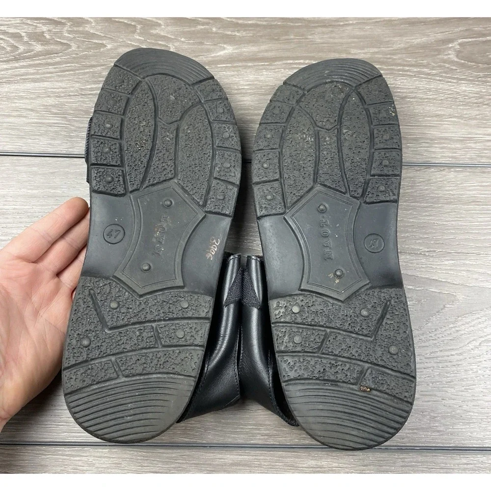 Naot Men's Leather Comfort Strappy Sandals Black Size 47 US 14